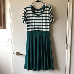 Vessos Fit n Flare dress size L gently Used